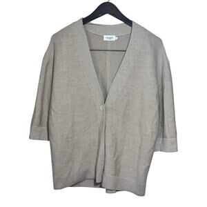 The Reset R Label Kimono Cardigan Natural Wool Quiet Luxury Lagen Women Small